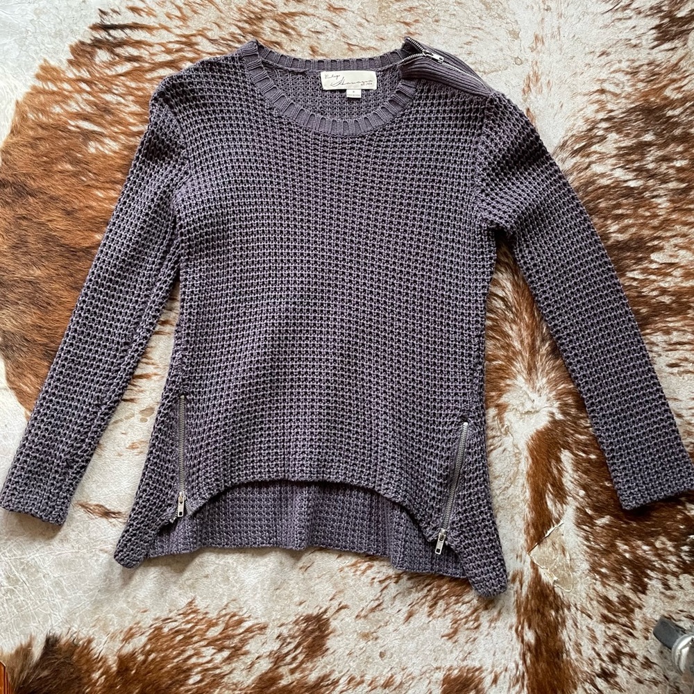 Purple Knit Sweater